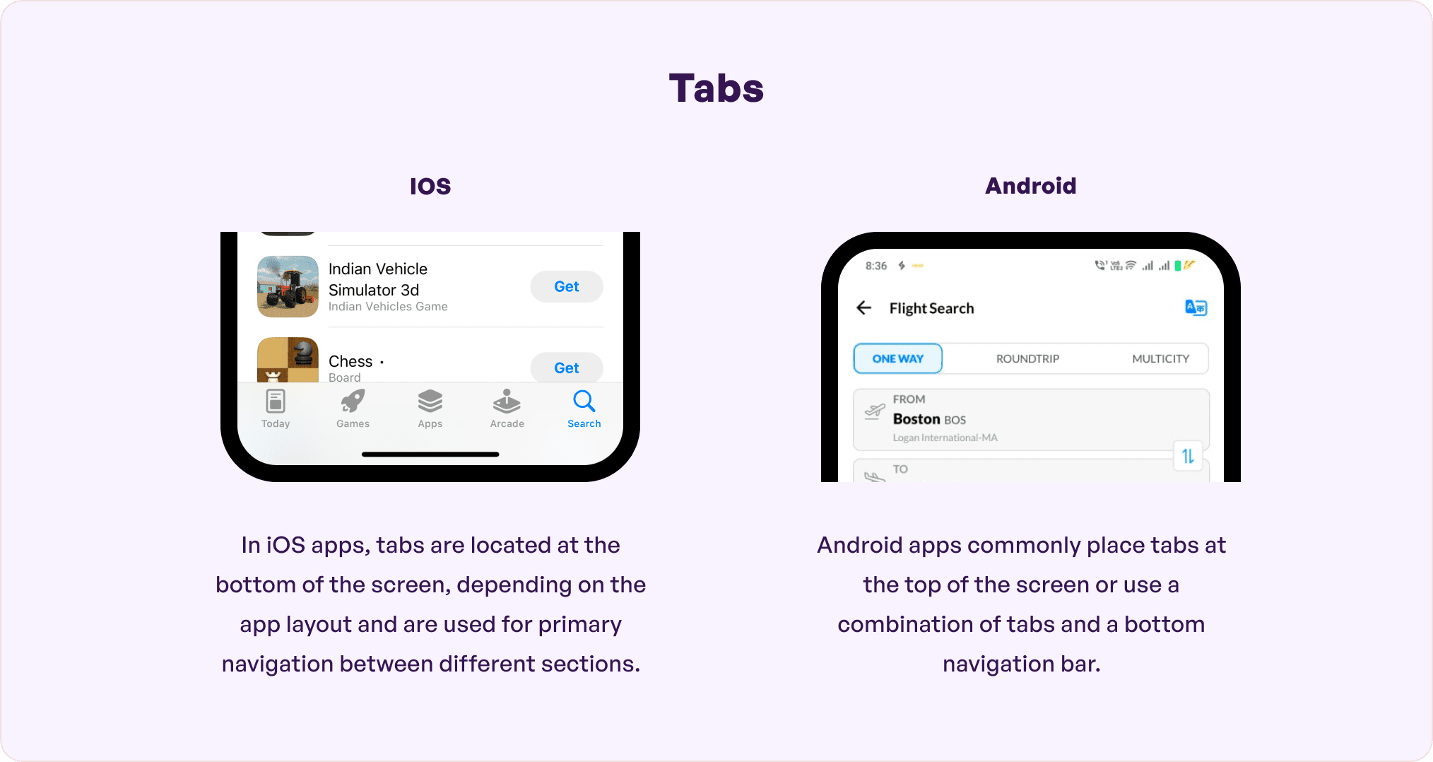 tabs