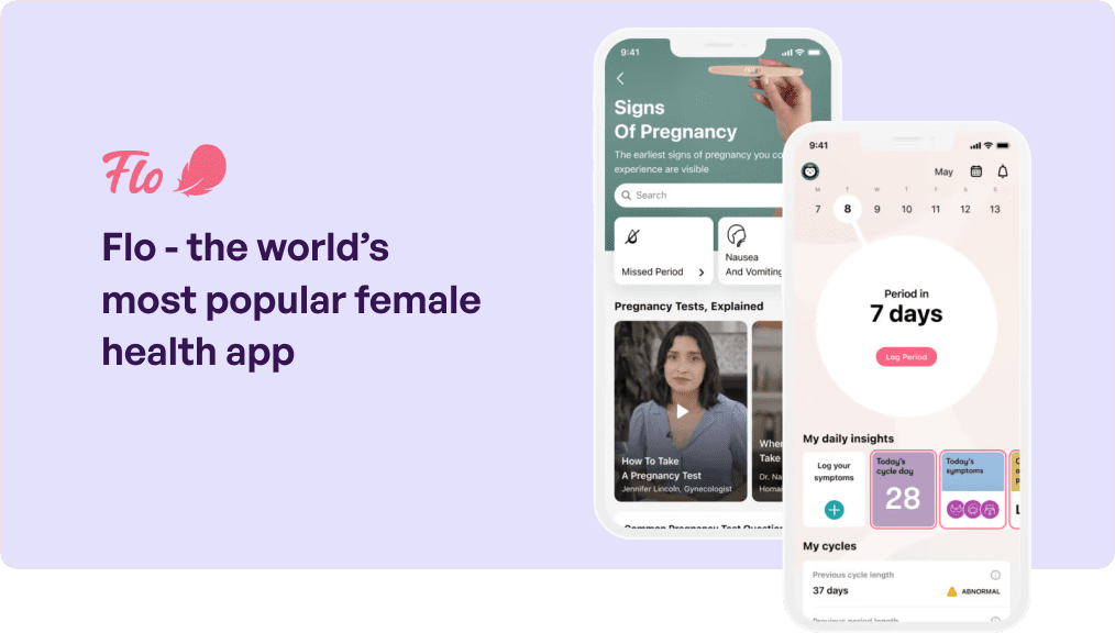 Flo world's most popular female health app