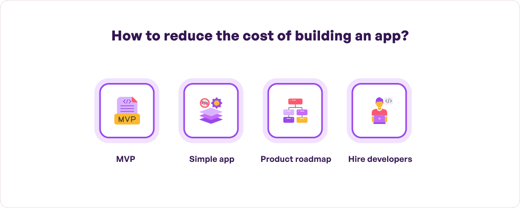 How to reduce cost of building an app