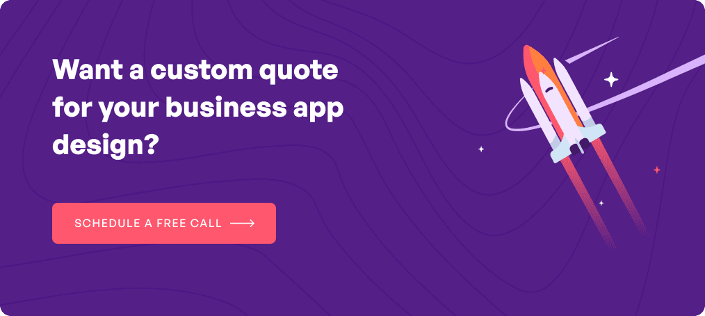 What a custom quote for your business app design